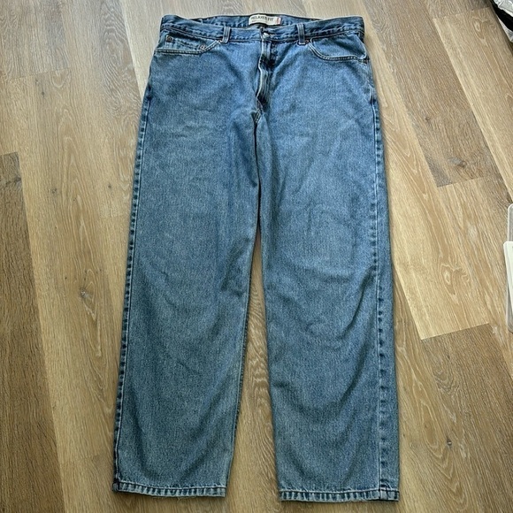 Levi's 550 Men Denim Blue Straight 100% Cotton Jeans 40 x 32 Relaxed Fit - Picture 1 of 9